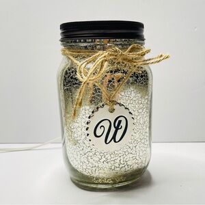 Decorative Glass Jar with light